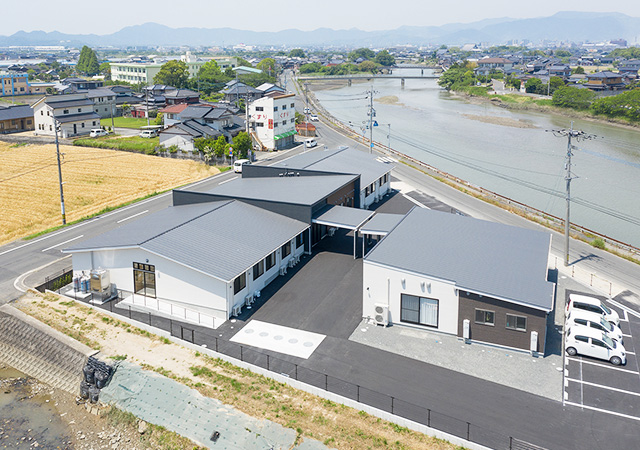 デイサービス・有料老人ホーム ひだまり 北東側俯瞰